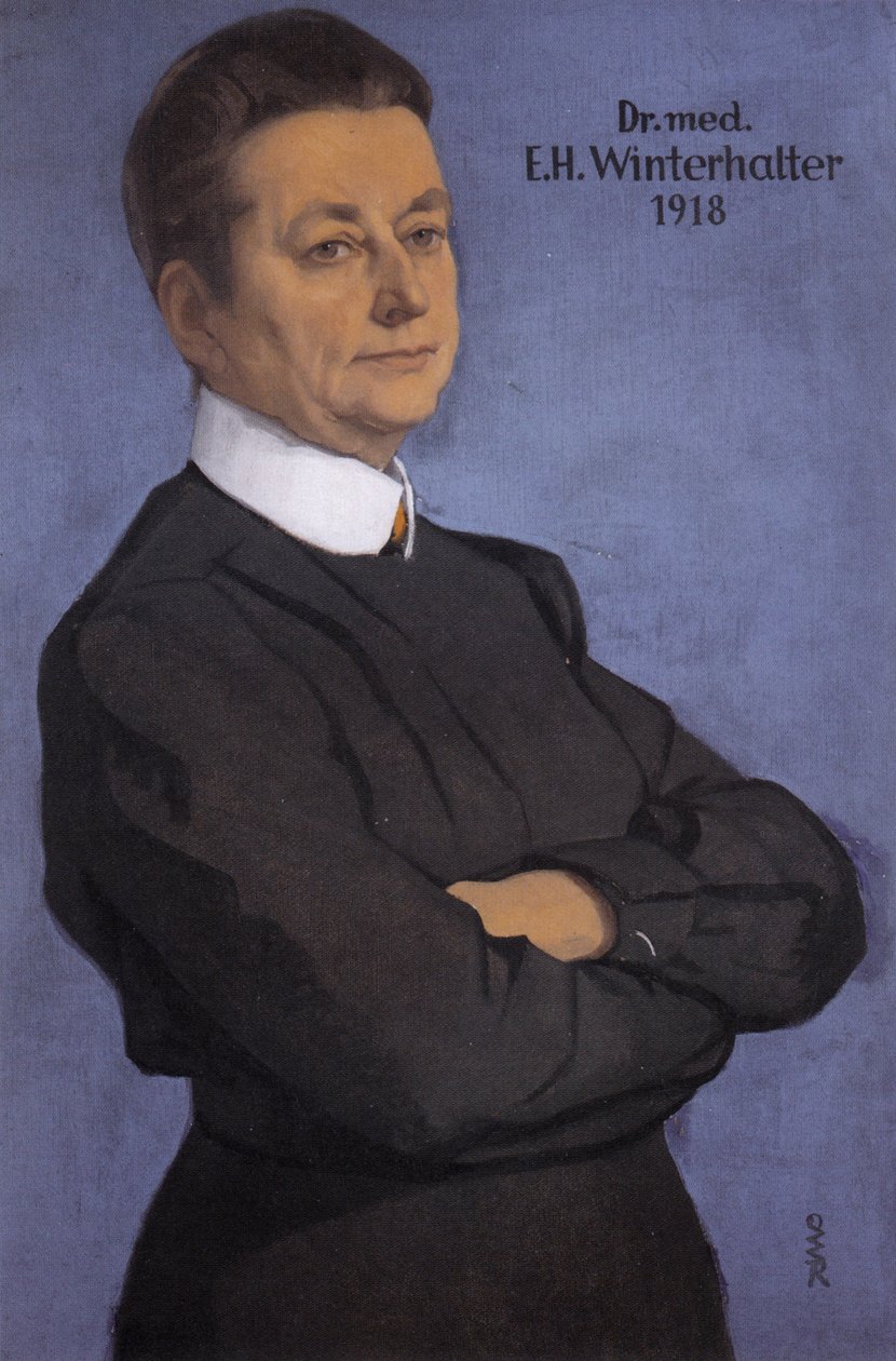 Portréja dr. med. E. H. Winterhalter alkotó: Ottilie Roederstein