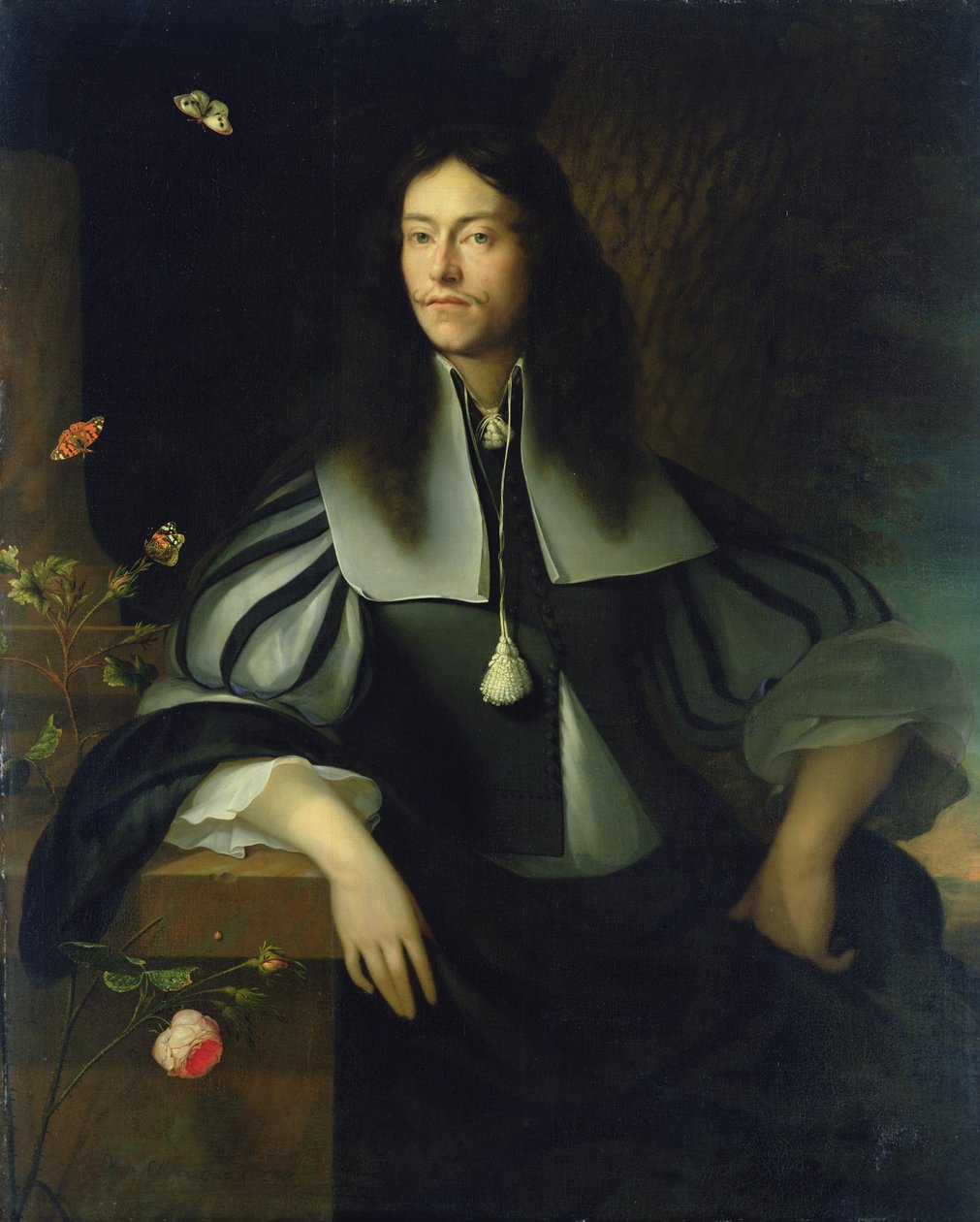 Egy ismeretlen úriember portréja, 1663 alkotó: Ottmar the Elder Elliger
