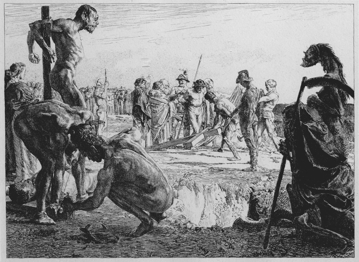 Golgotha, 1896 alkotó: Otto Greiner
