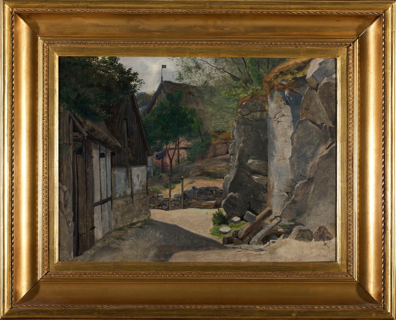 Gudhjem kilátása alkotó: Otto Haslund