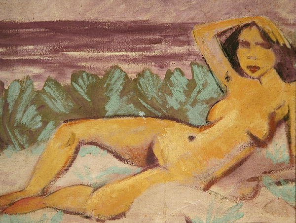 Fekvő akt, 1914 körül (a végszóhoz lásd: 178118) alkotó: Otto Mueller