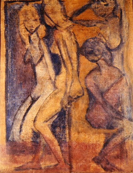 Three Girls, 1922 (rektó: 274039) alkotó: Otto Mueller