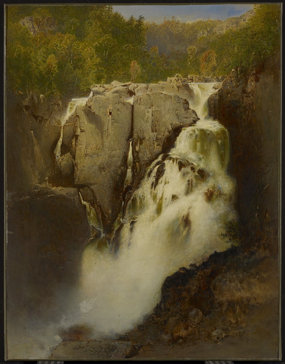 Falls of Ste. Anne, Quebec, 1865 alkotó: Otto Reinhold Jacobi