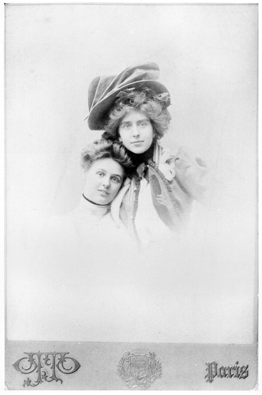 Nathalie Clifford Barney (1876-1972) és Renee Vivien (1877-1909) 19. század vége alkotó: Otto Studio