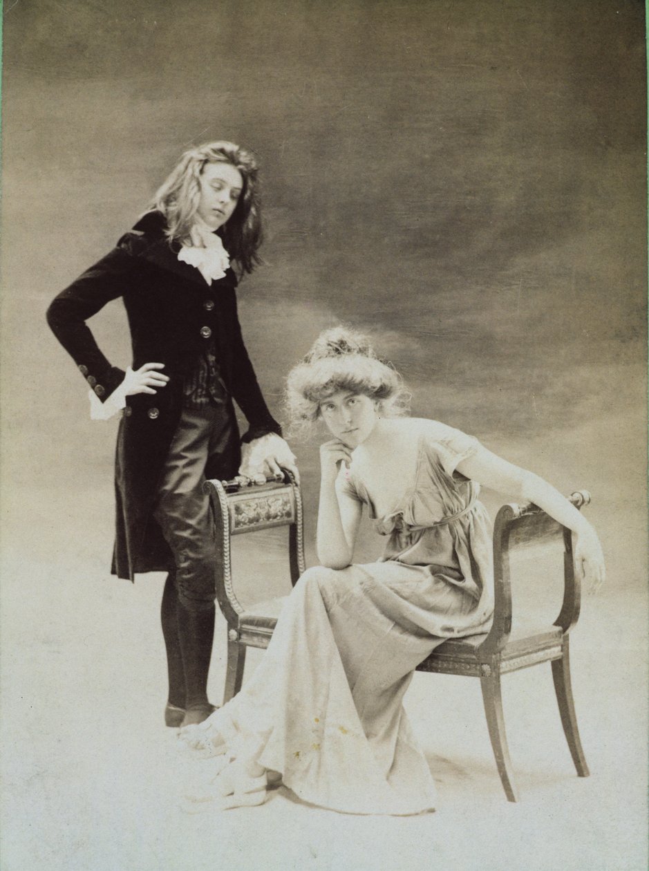 Nathalie Clifford Barney (1876-1972) és Renee Vivien (1877-1909) a 19. század végén alkotó: Otto Studio