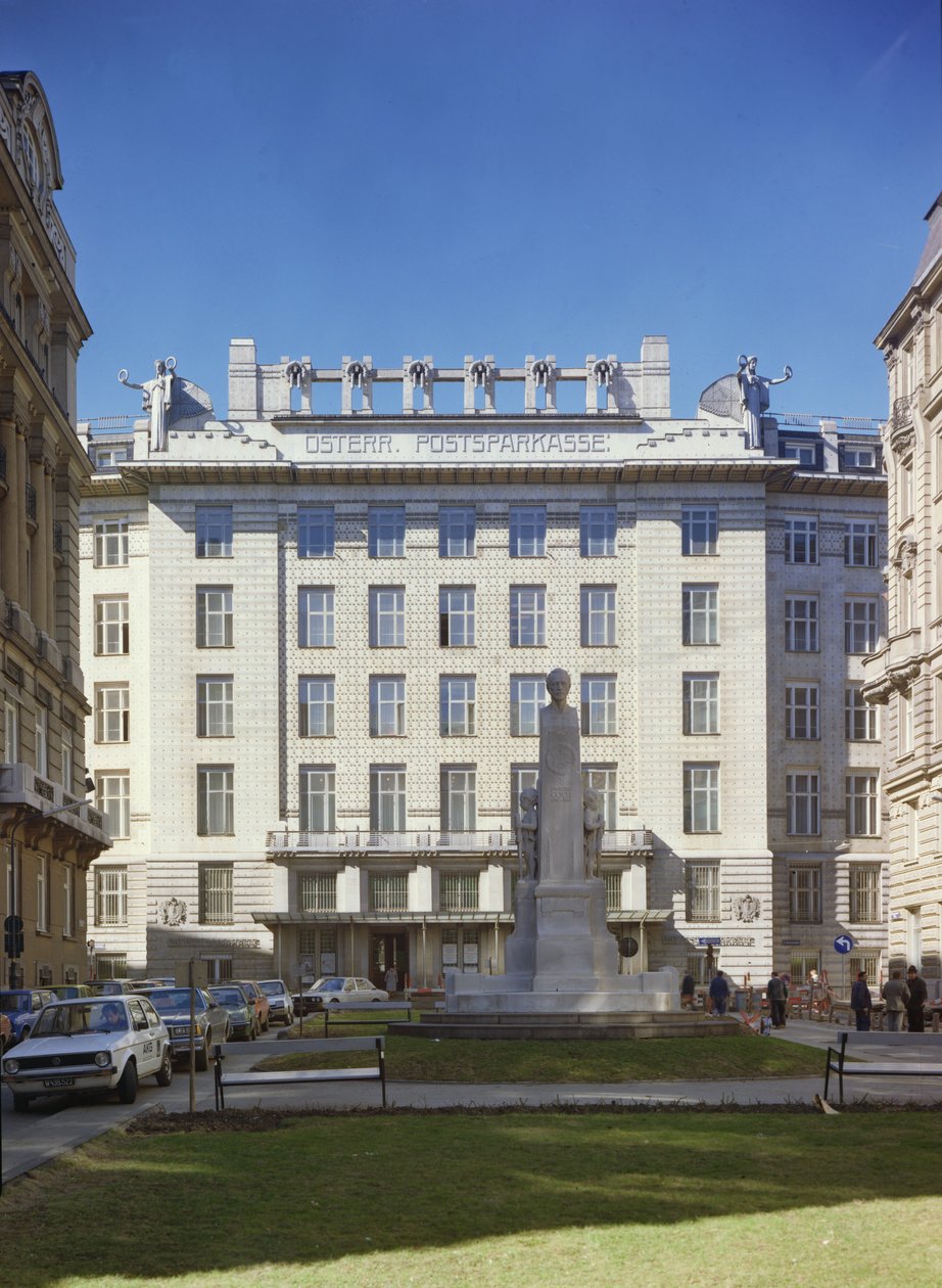 Postatakarékpénztár, 1904-06 alkotó: Otto Wagner