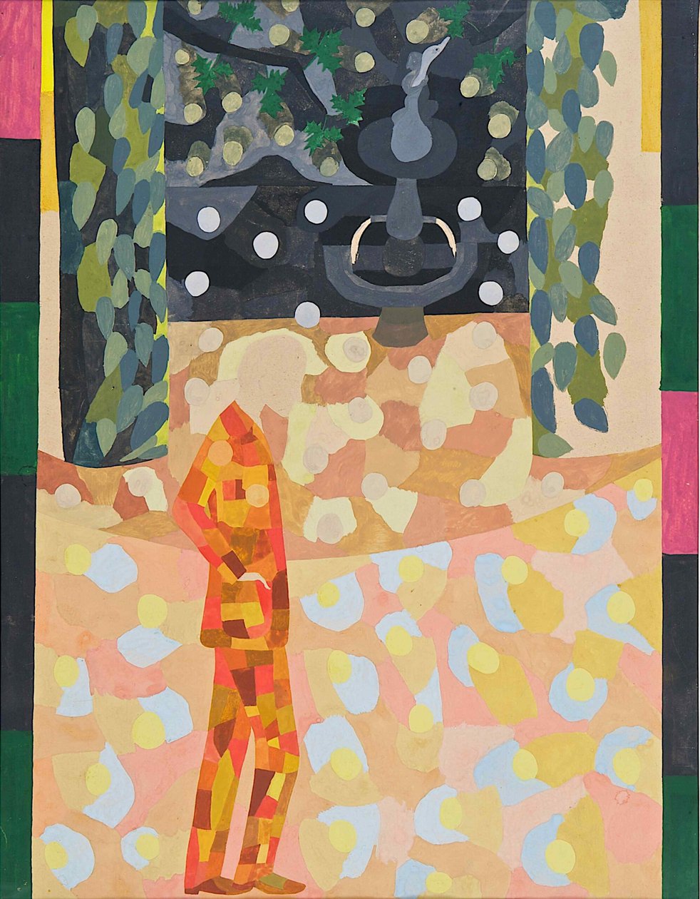 Ember a szökőkút előtt, 1911-1942. alkotó: Otto Freundlich