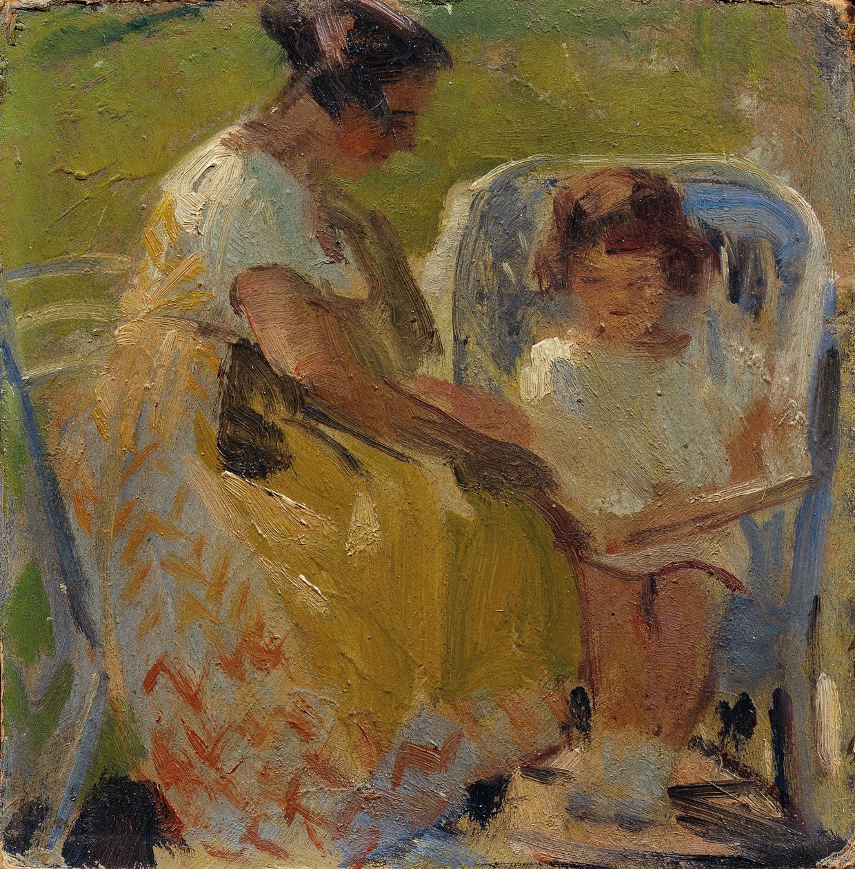 Elle Lanzer és lánya Bettina alkotó: Otto Friedrich
