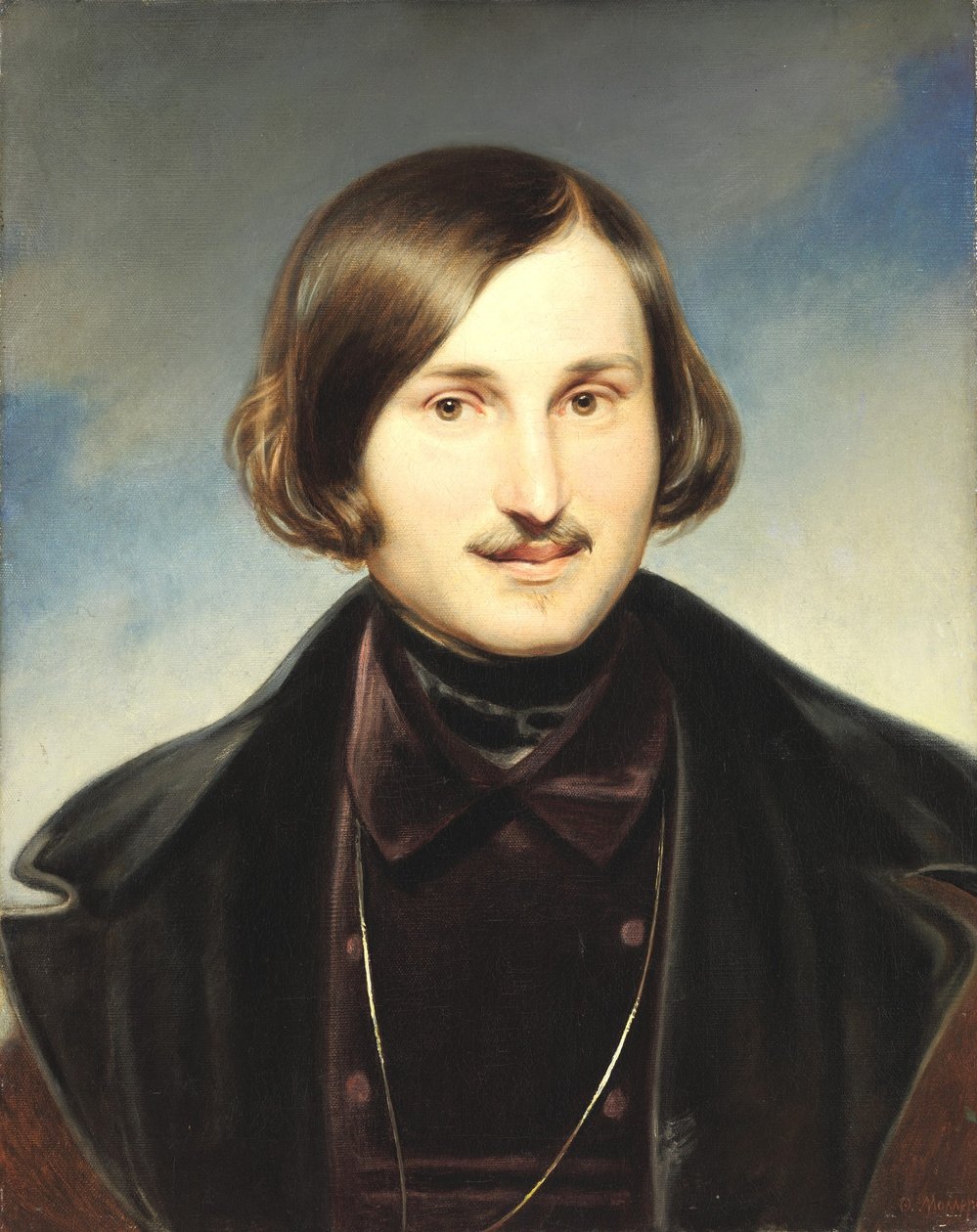 Nyikolaj Gogol portréja alkotó: Otto Friedrich Theodor von Moller