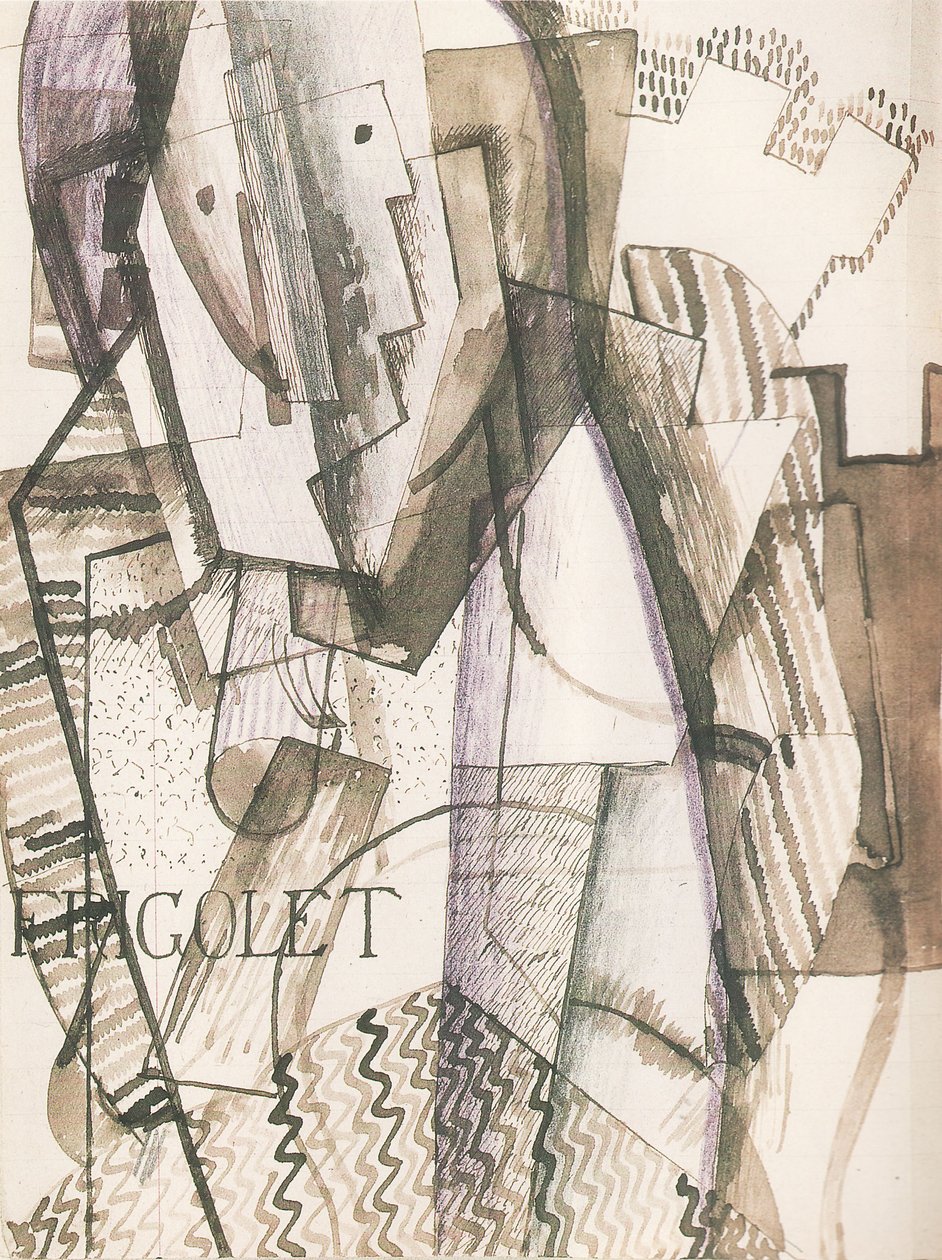 Ábra a falak előtt, 1916 alkotó: Otto Gutfreund