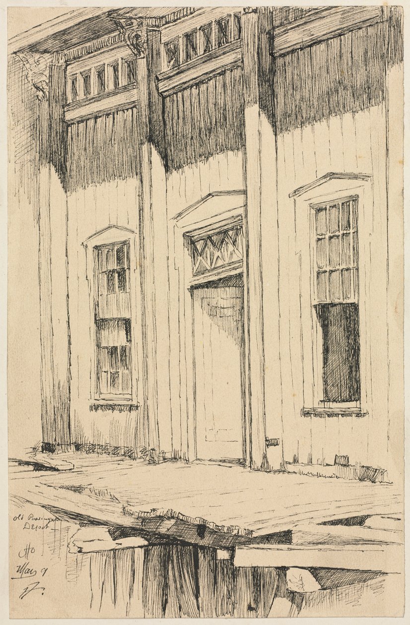 Old Passenger Depot, Cleveland. alkotó: Otto H. Bacher