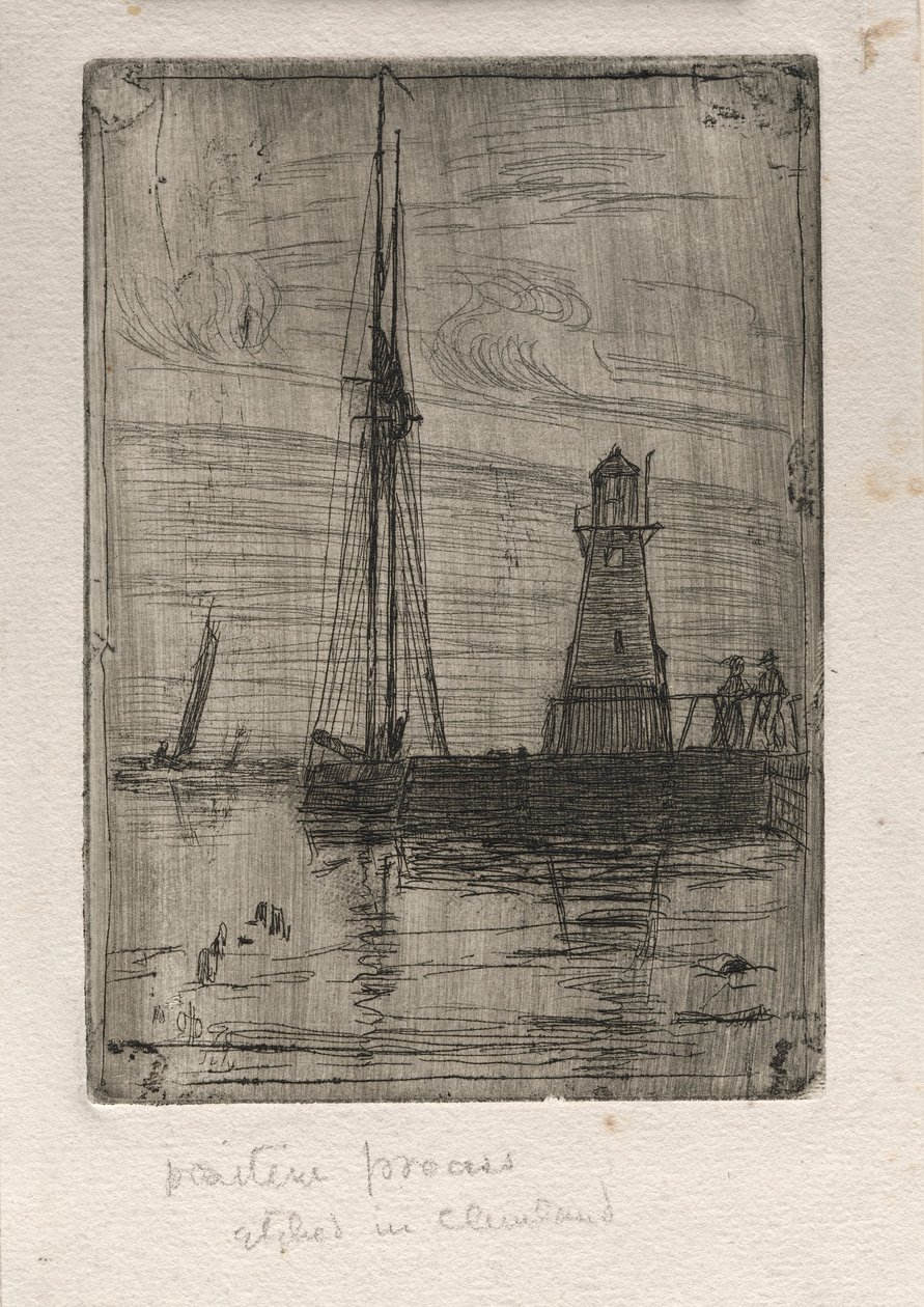 River Pier alkotó: Otto H. Bacher
