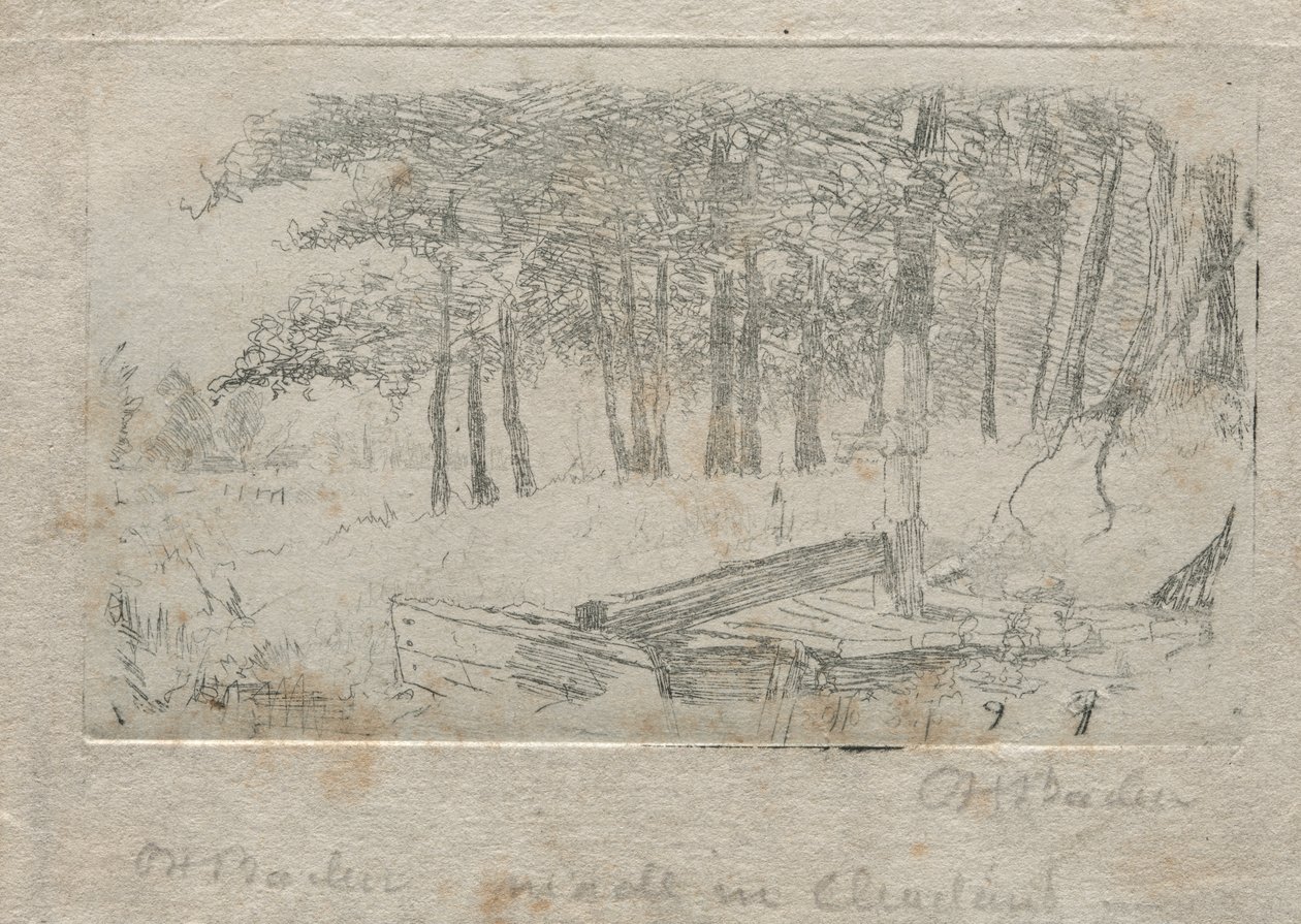 Vázlat a természetből, 1879. alkotó: Otto H. Bacher