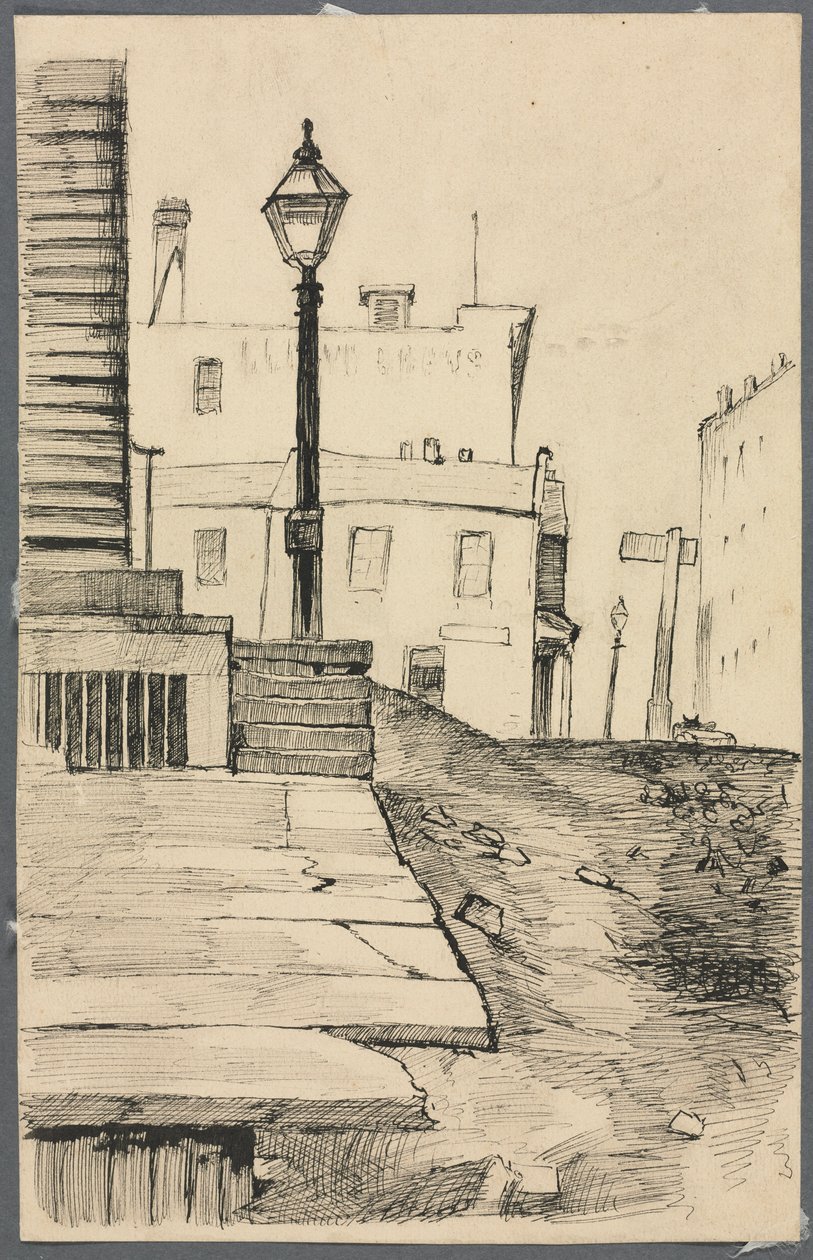 Street Scene, Cleveland. alkotó: Otto H. Bacher