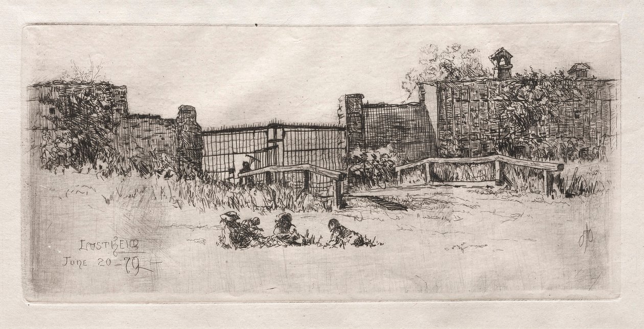 A kapu, Lustheim, 1879. alkotó: Otto H. Bacher