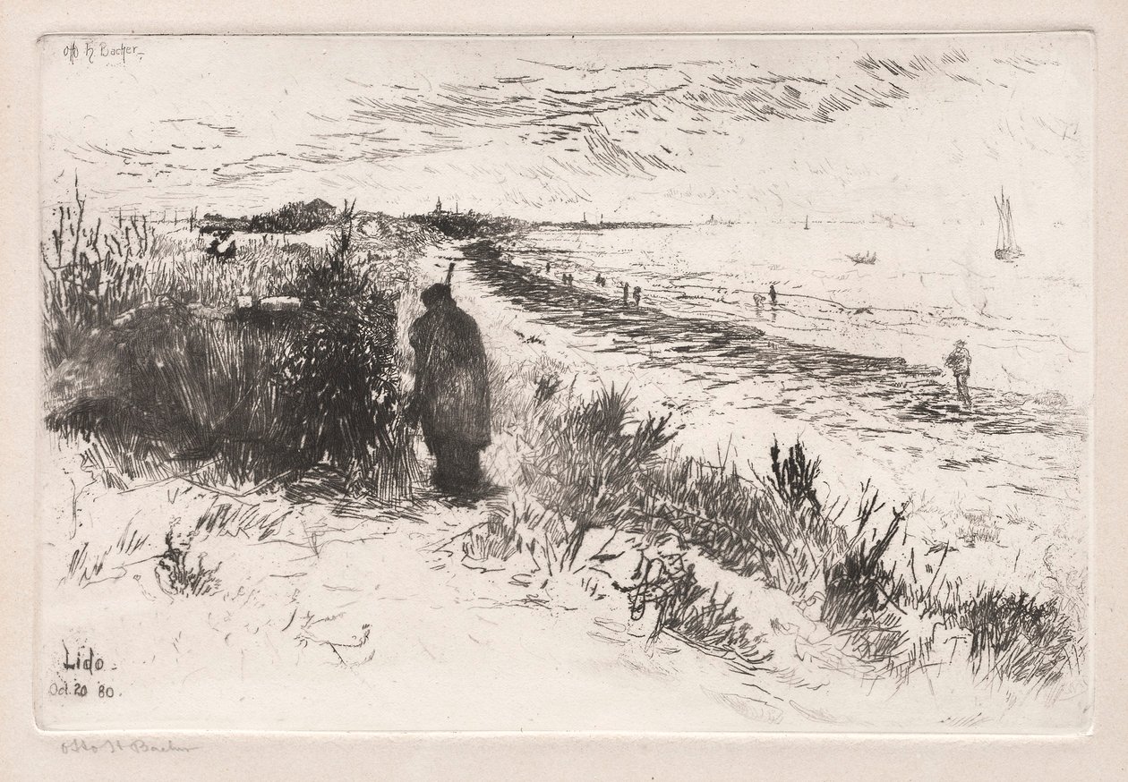 A Lido, 1880. alkotó: Otto H. Bacher
