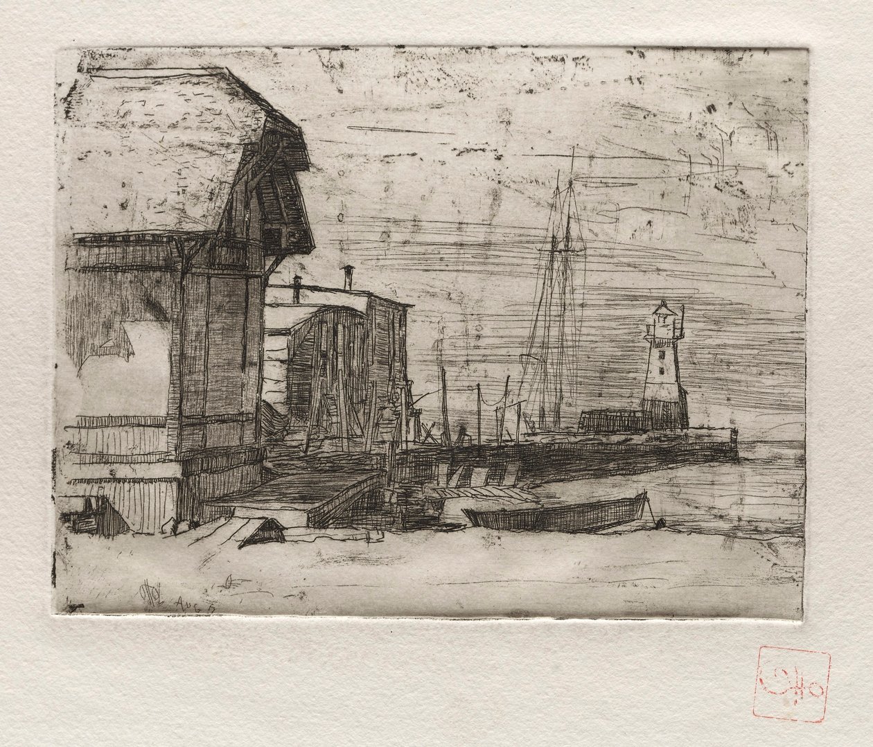 West Pier 1878, 1878. alkotó: Otto H. Bacher