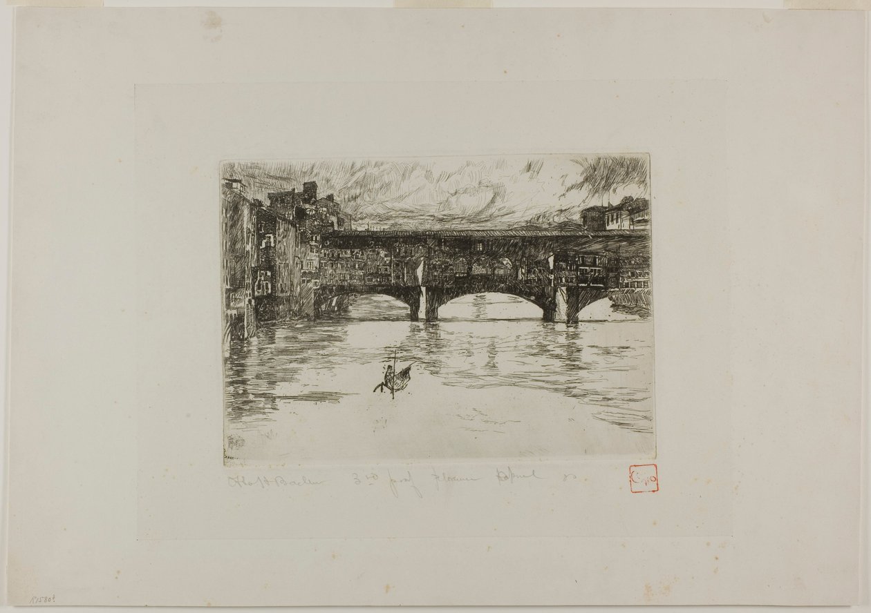 Ponte Vecchio, megsemmisült lemez alkotó: Otto Henry Bacher