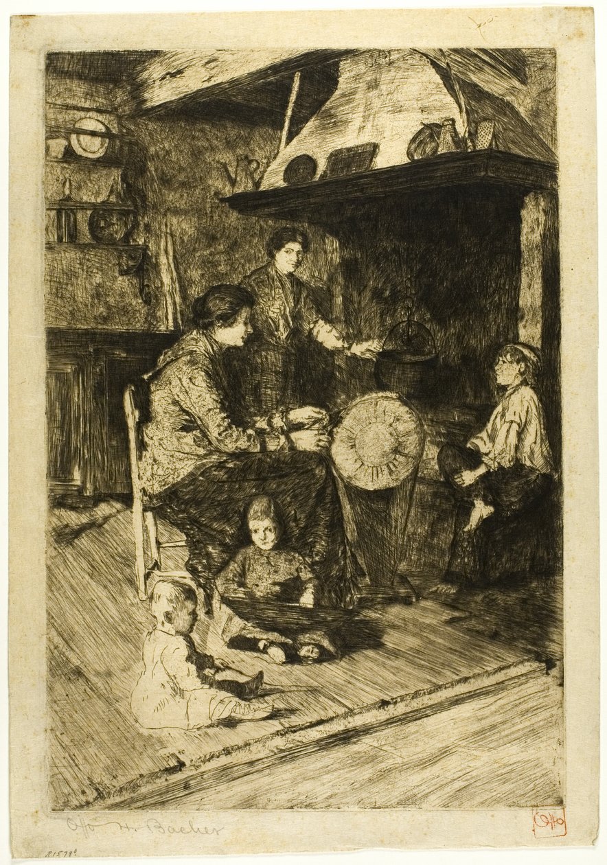 A csipkekészítő alkotó: Otto Henry Bacher