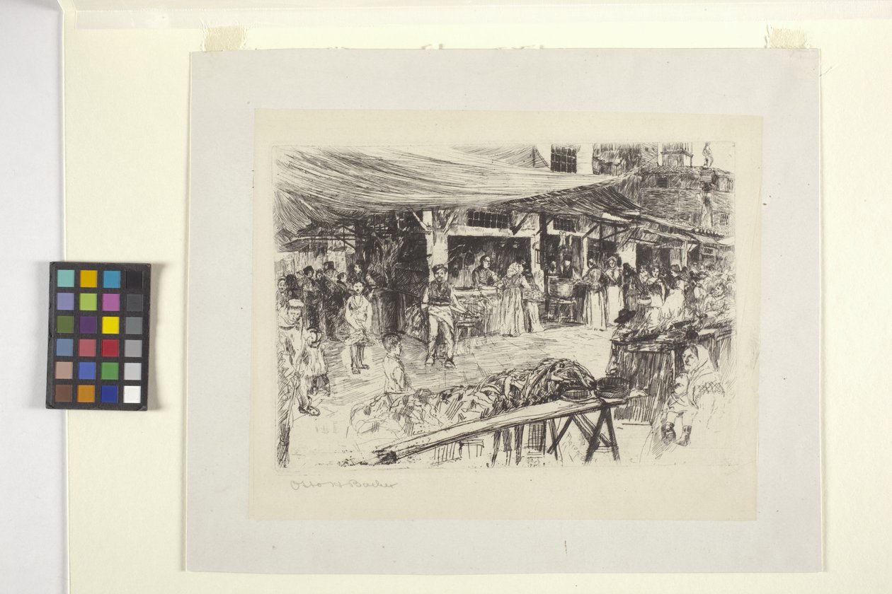 Mercato Vecchio, Firenze alkotó: Otto Henry Bacher