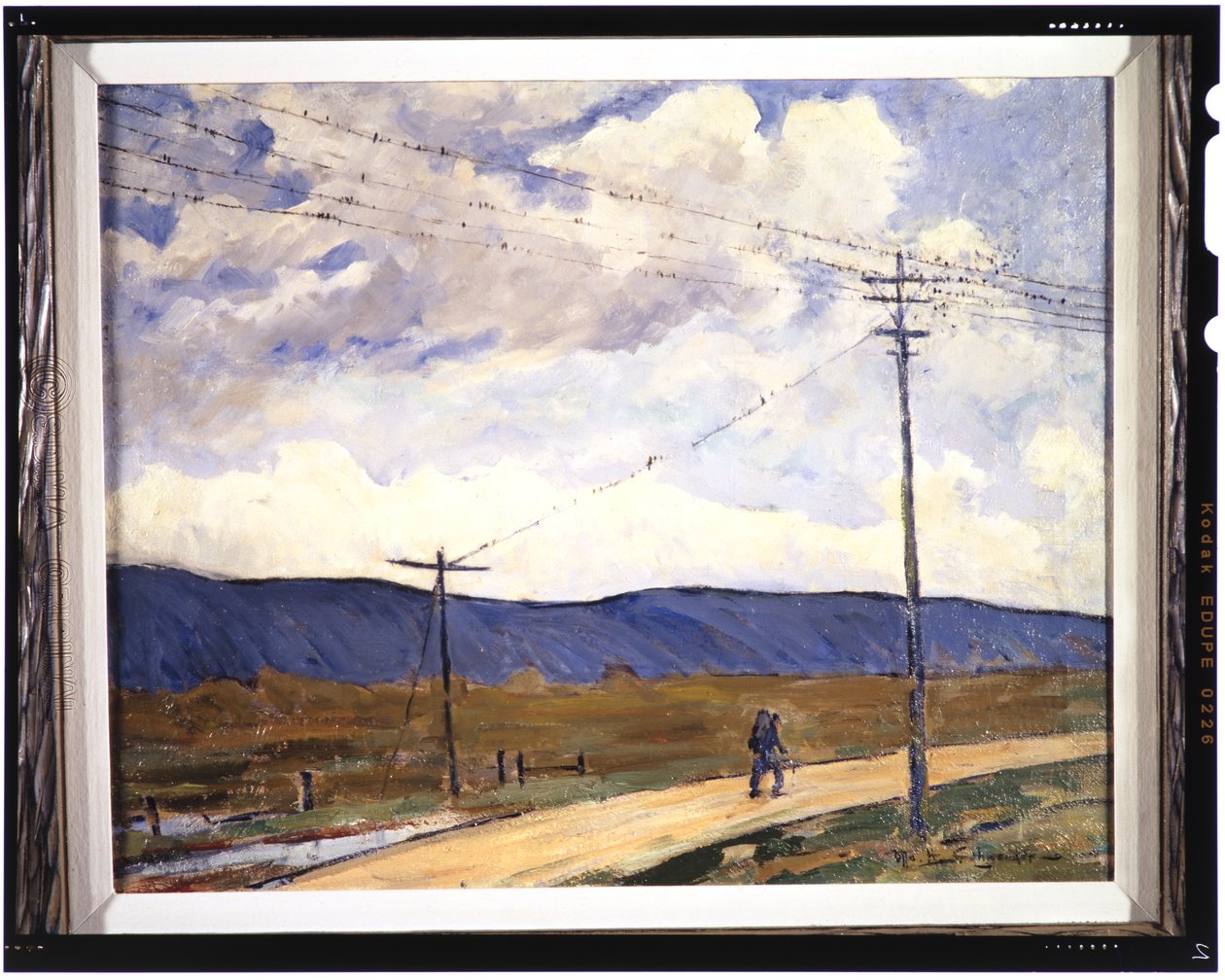 Migráció, 1937 körül (olaj, vászon) alkotó: Otto Henry Schneider