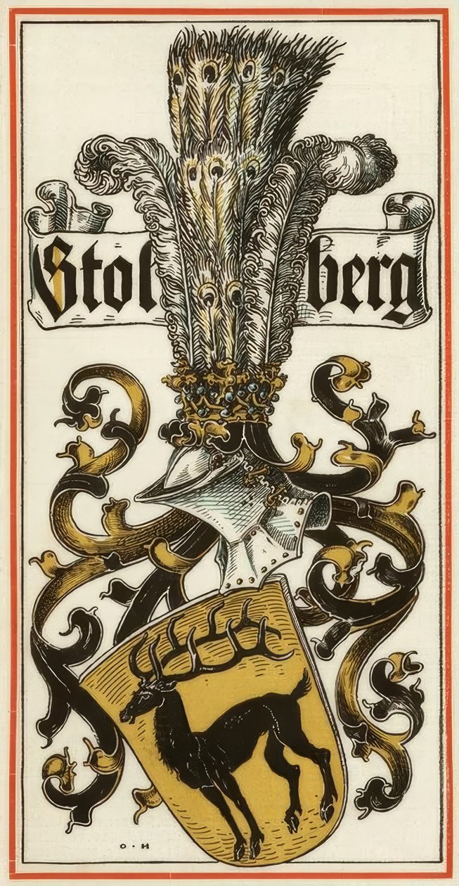 A német fejedelmi házak címere: Stolberg alkotó: Otto Hupp