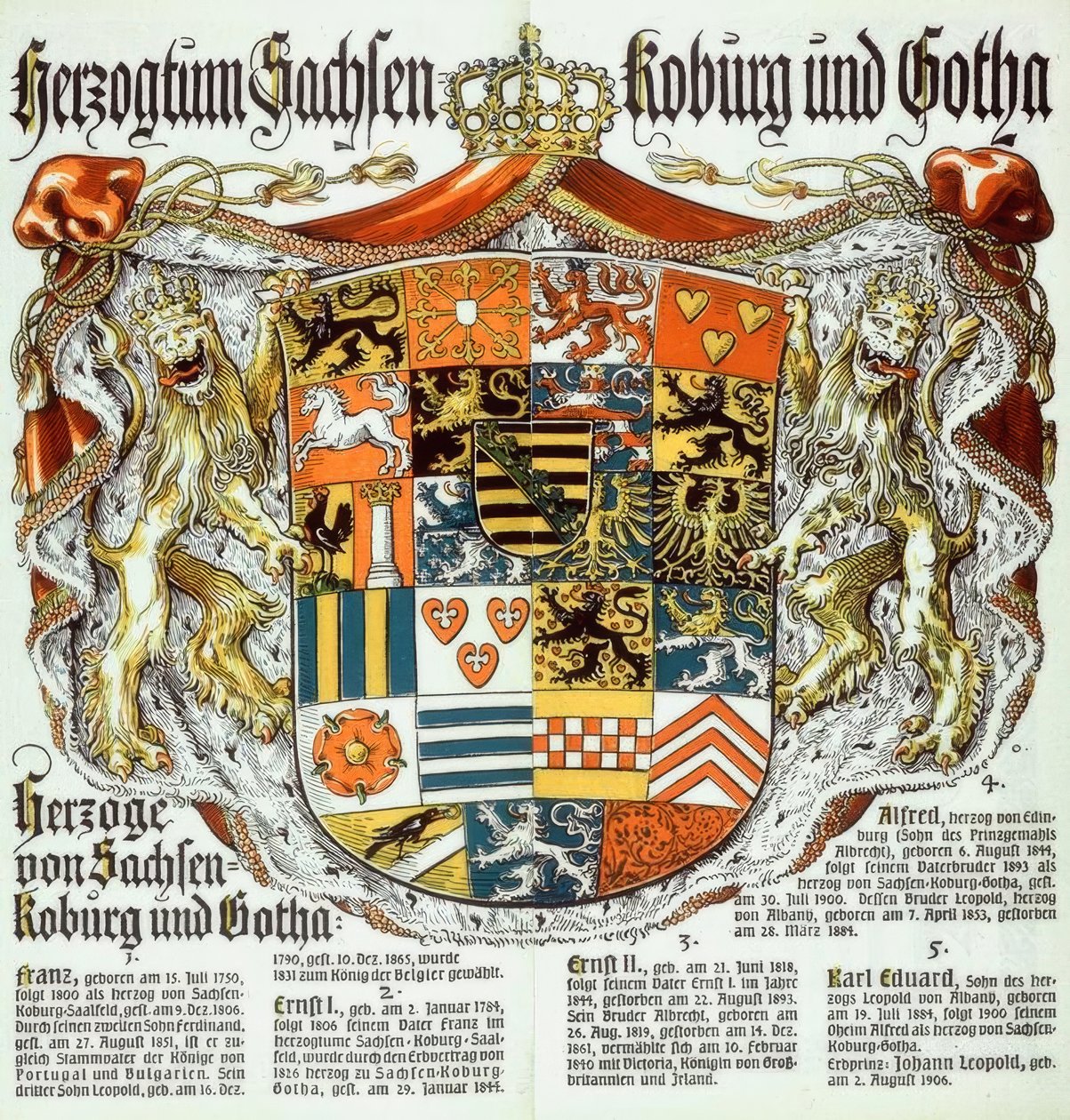Szász-Coburg és Gotha Hercegség Szász-Coburg és Gotha hercegnője alkotó: Otto Hupp