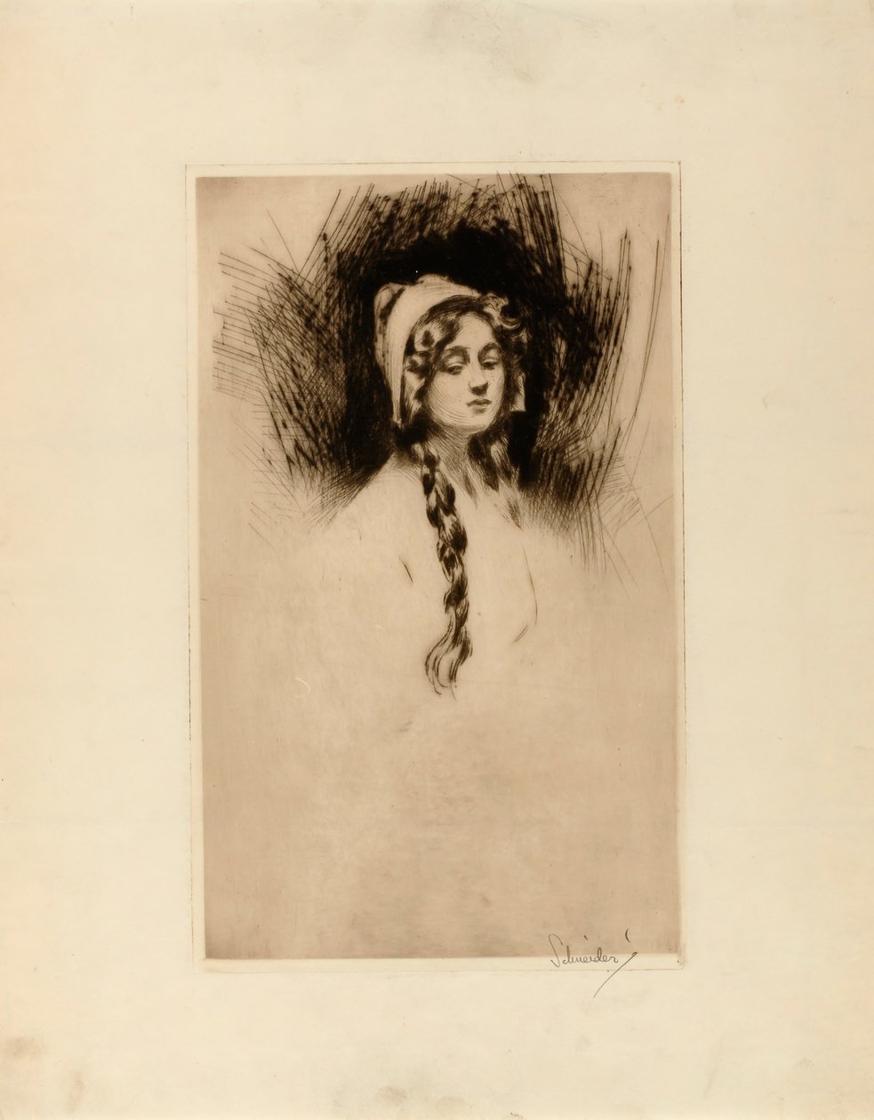 puritán lány alkotó: Otto J. Schneider