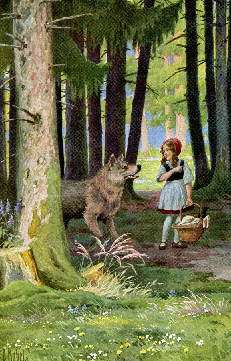 Piroska, 1900 körüli (képeslap) alkotó: Otto Kubel