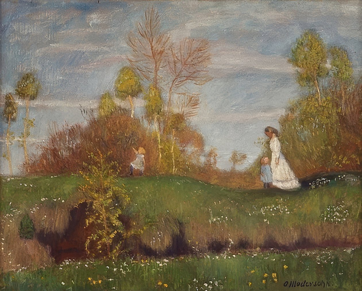 Nyár a lápban alkotó: Otto Modersohn