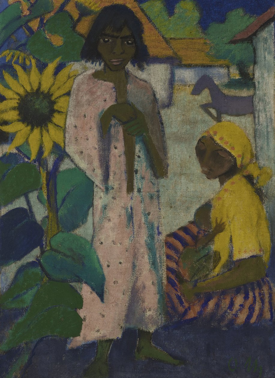 Napraforgós cigányok, 1927. alkotó: Otto Mueller