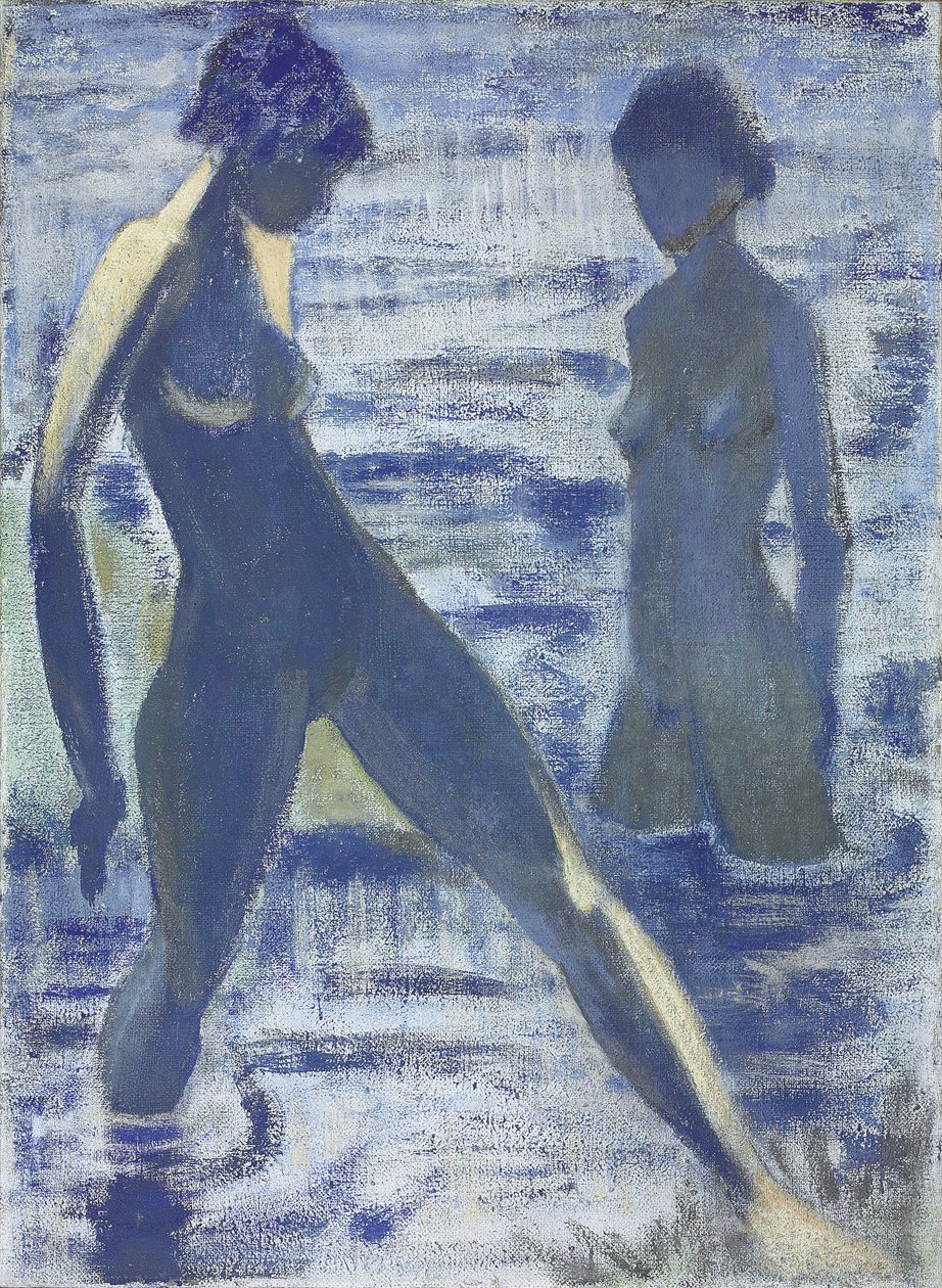 Fürdőzők, 1927 körül alkotó: Otto Mueller