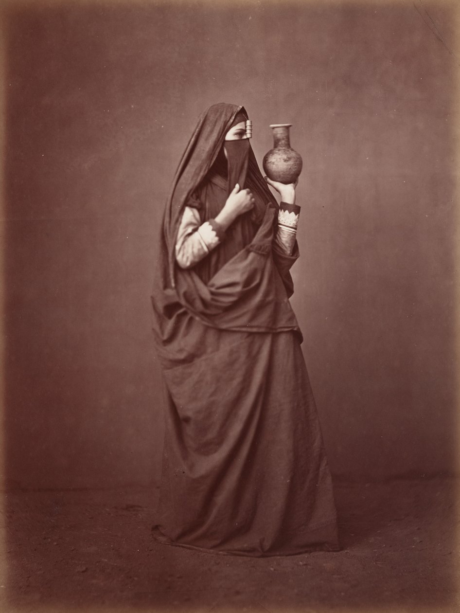 Egy egyiptomi nő portréja,c. 1870 (fotó) alkotó: Otto Schoefft