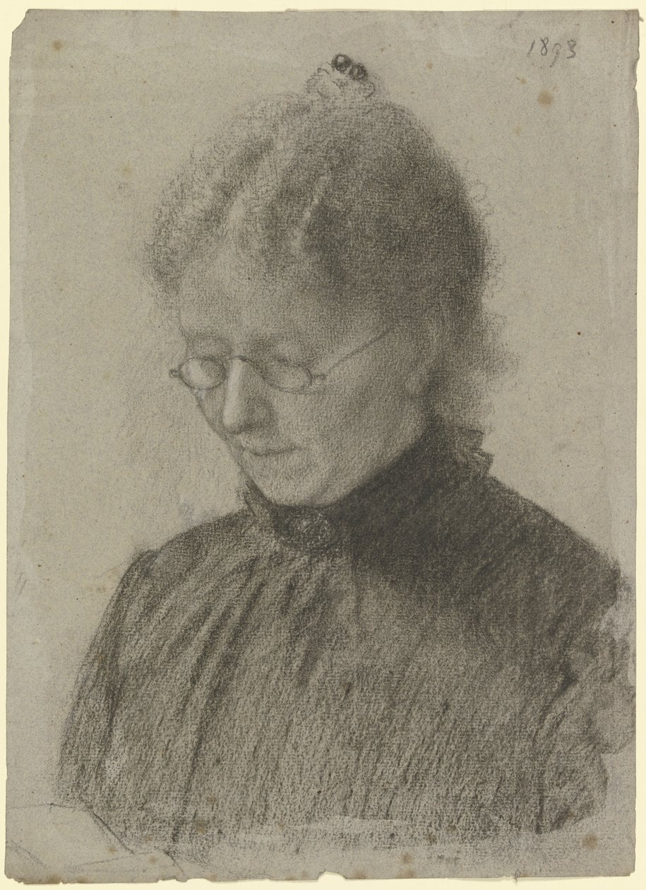 Olvasó Luise Scholderer alkotó: Otto Scholderer