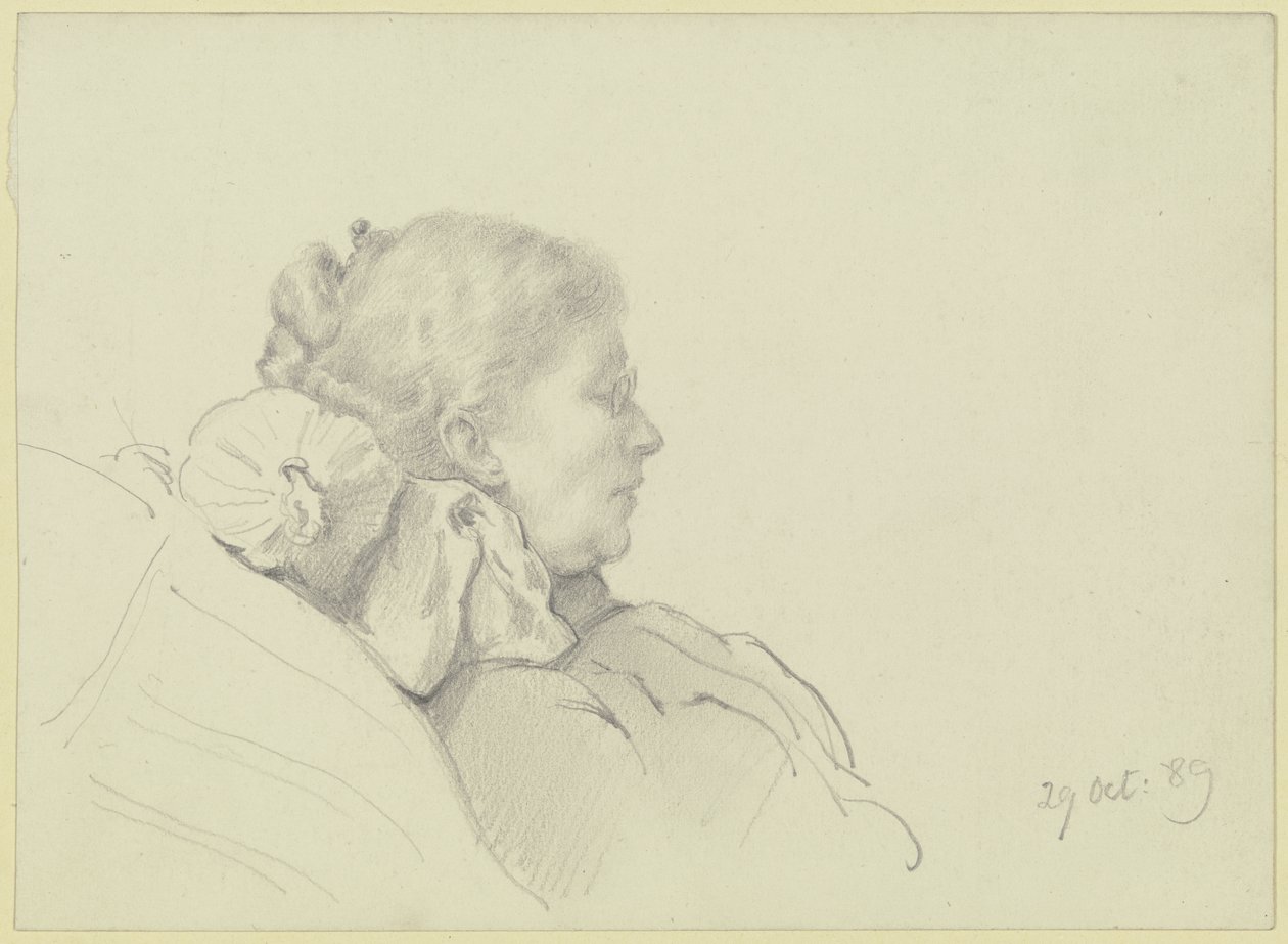 Olvasó Luise Scholderer alkotó: Otto Scholderer