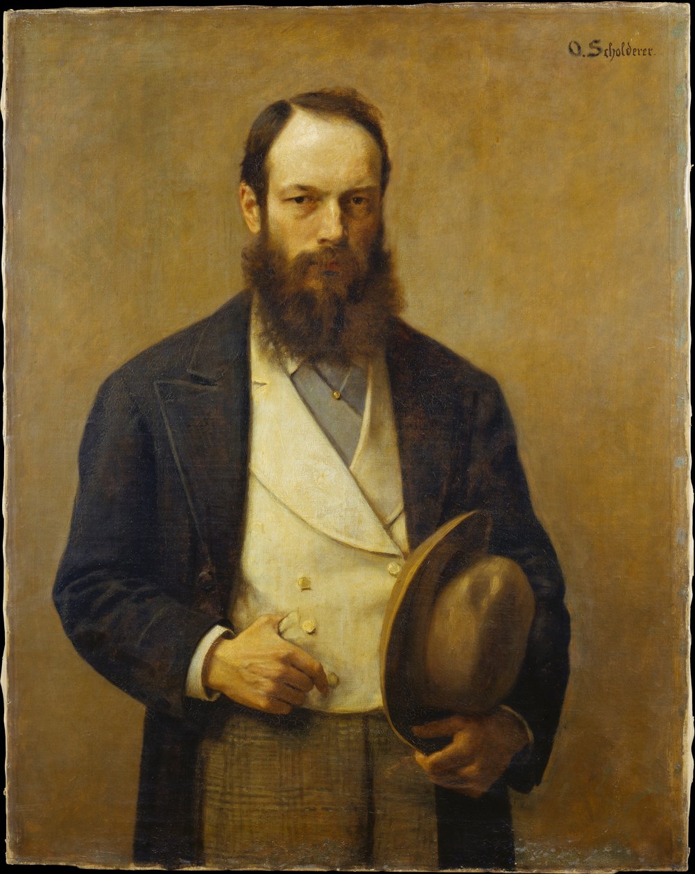 Önarckép alkotó: Otto Scholderer