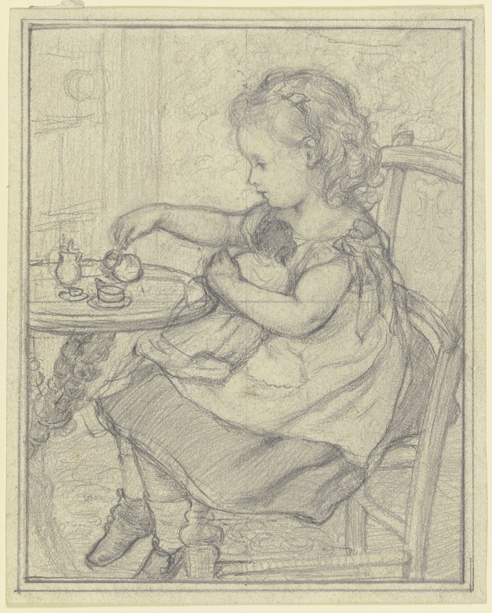 „Tea Püppivel” alkotó: Otto Scholderer