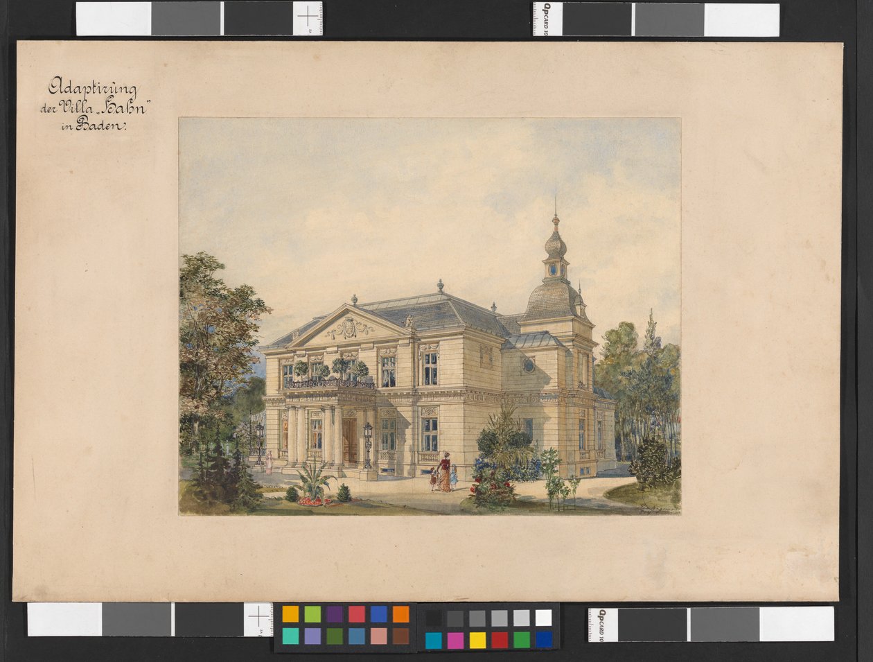 A badeni „Hahn” villa átalakítása alkotó: Otto Wagner