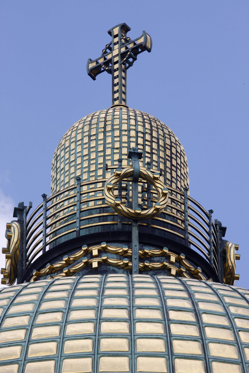 Am Steinhof (Szent Lipót templom) - templom kupola, Bécs, Ausztria (fotó) alkotó: Otto Wagner