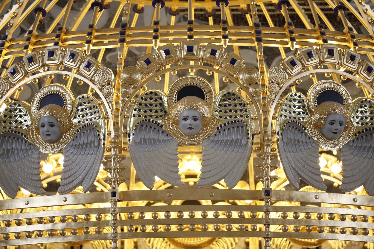 Angel Am Steinhof templom (Leopld templom), Bécs, Ausztria (fotó) alkotó: Otto Wagner