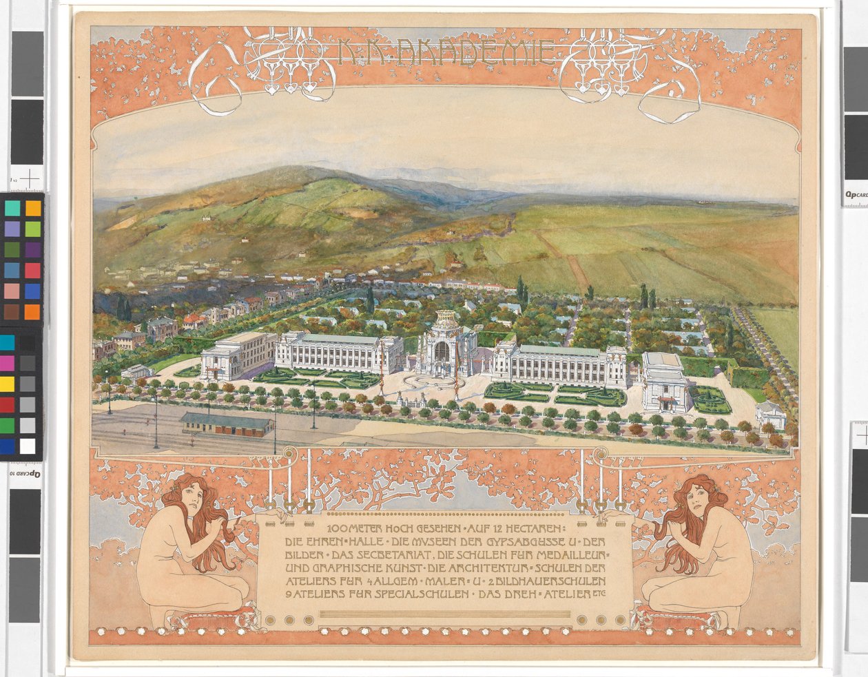 K.K. Akadémia – 100 méter magasból nézve, 12 hektáron alkotó: Otto Wagner
