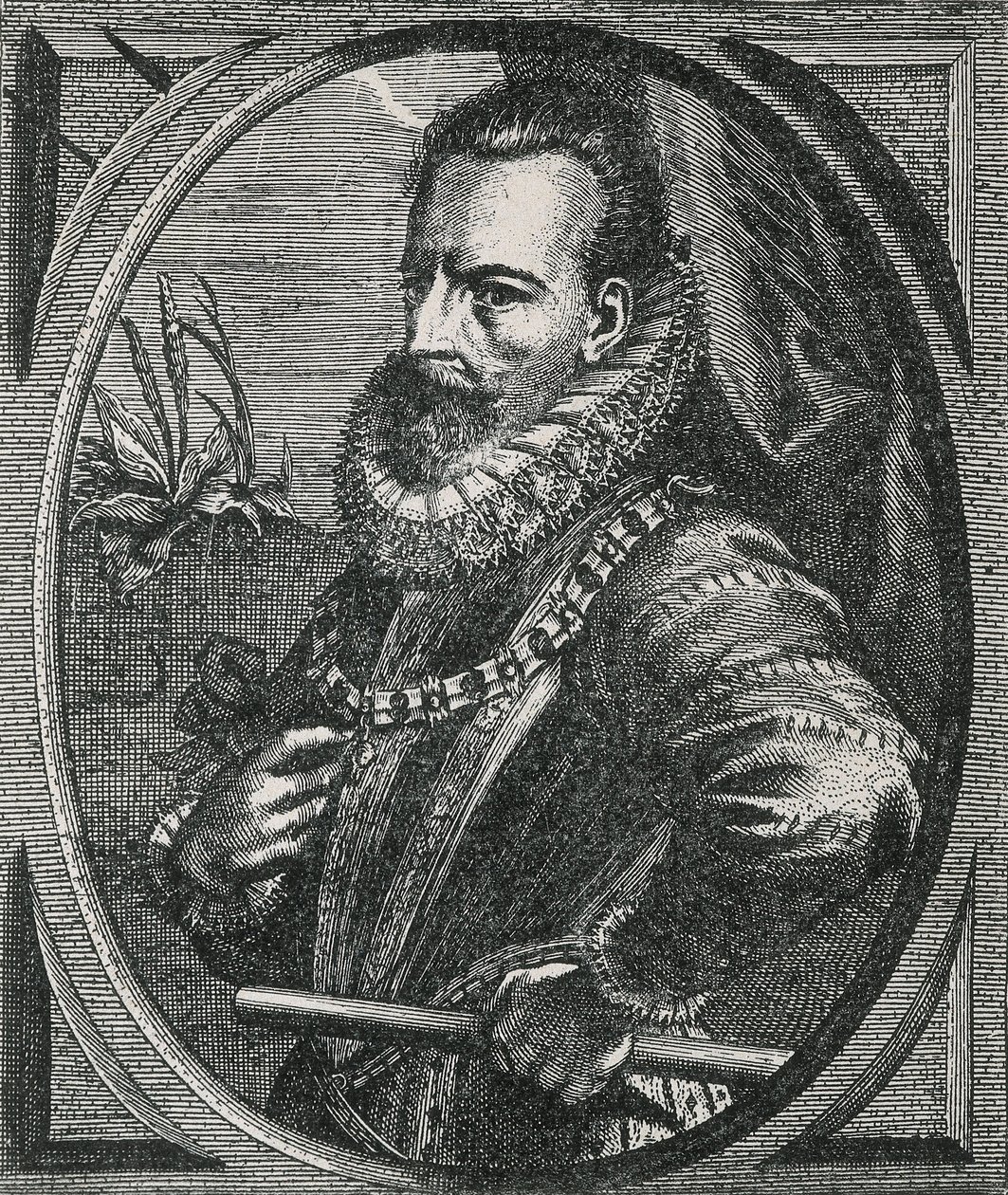 Alexander (Alessandro) Farnese condottiere, Párma hercegének, Németalföld kormányzójának (1545-1592) portréja Otto van Veen (1556-1629) nyomán (metszet) alkotó: Otto van Veen