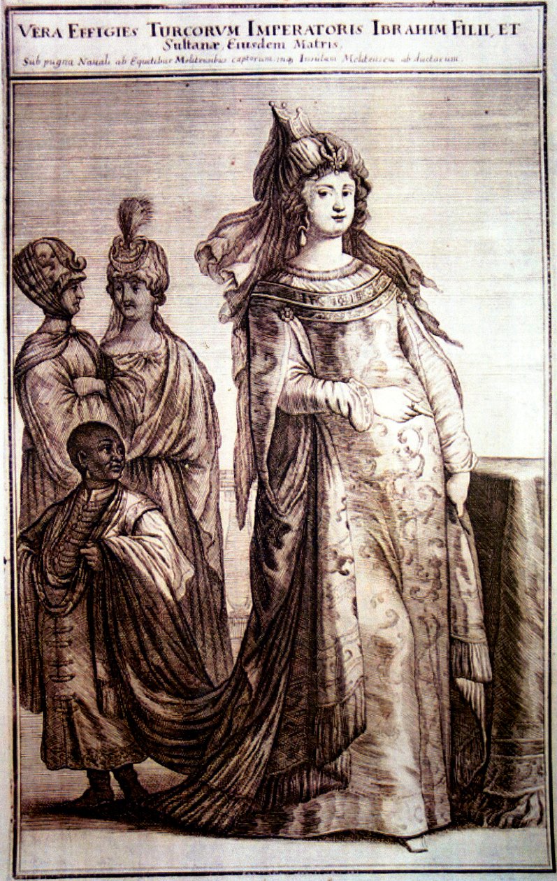 Kosem szultán szolgáival, 1647 alkotó: Ottoman School