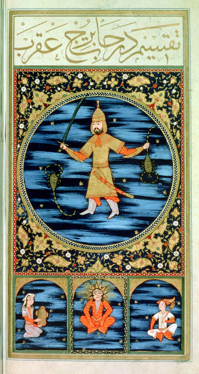 SUF.TURE 242 f.22v Scorpio alkotó: Ottoman School