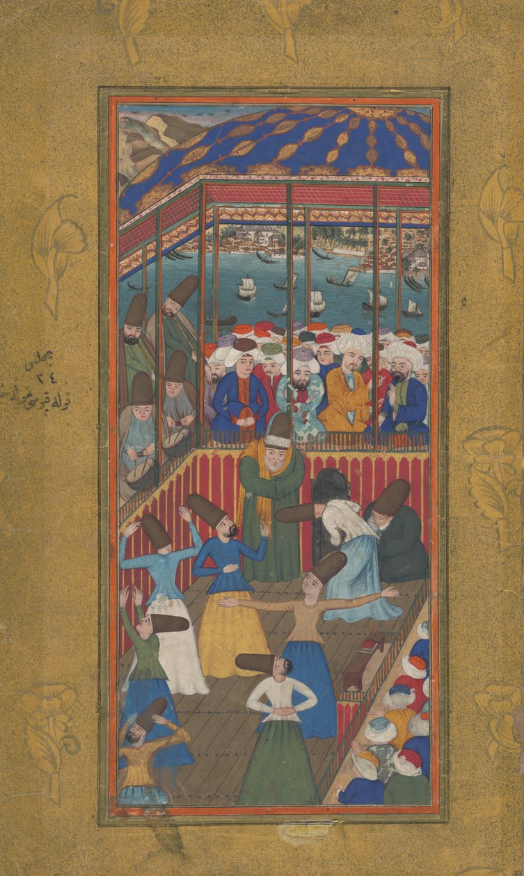 Táncoló dervisek alkotó: Ottoman School