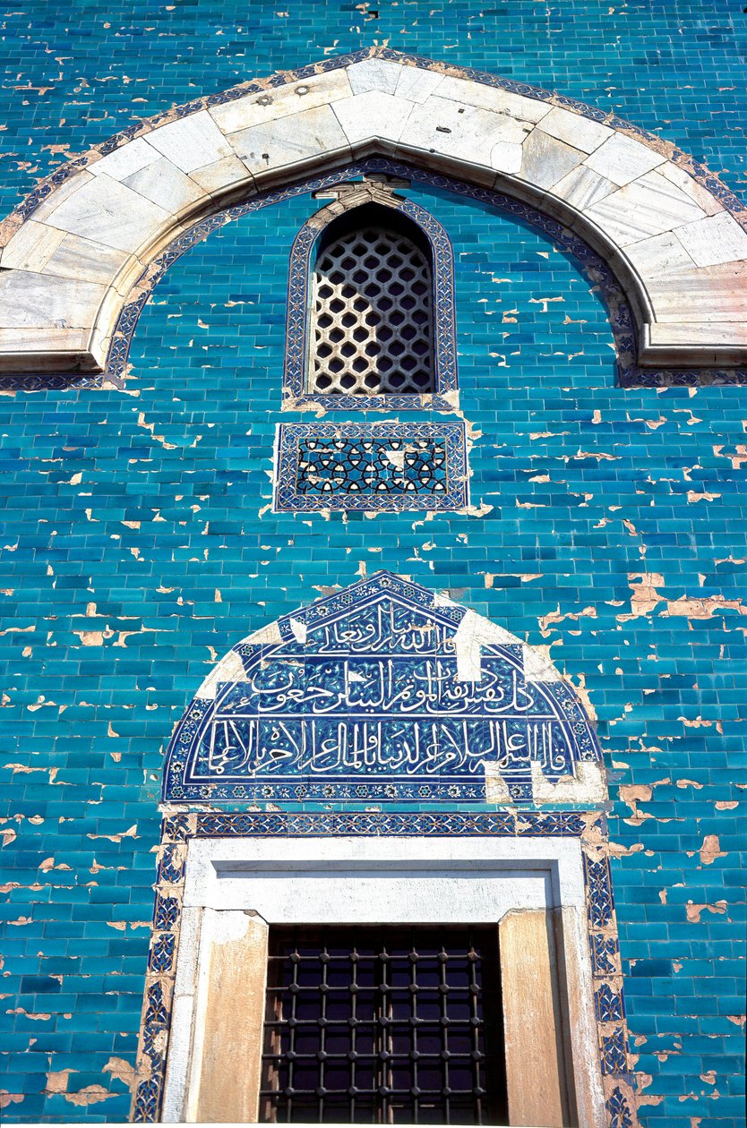 Kilátás a zöld mauzóleum portáljára alkotó: Ottoman School