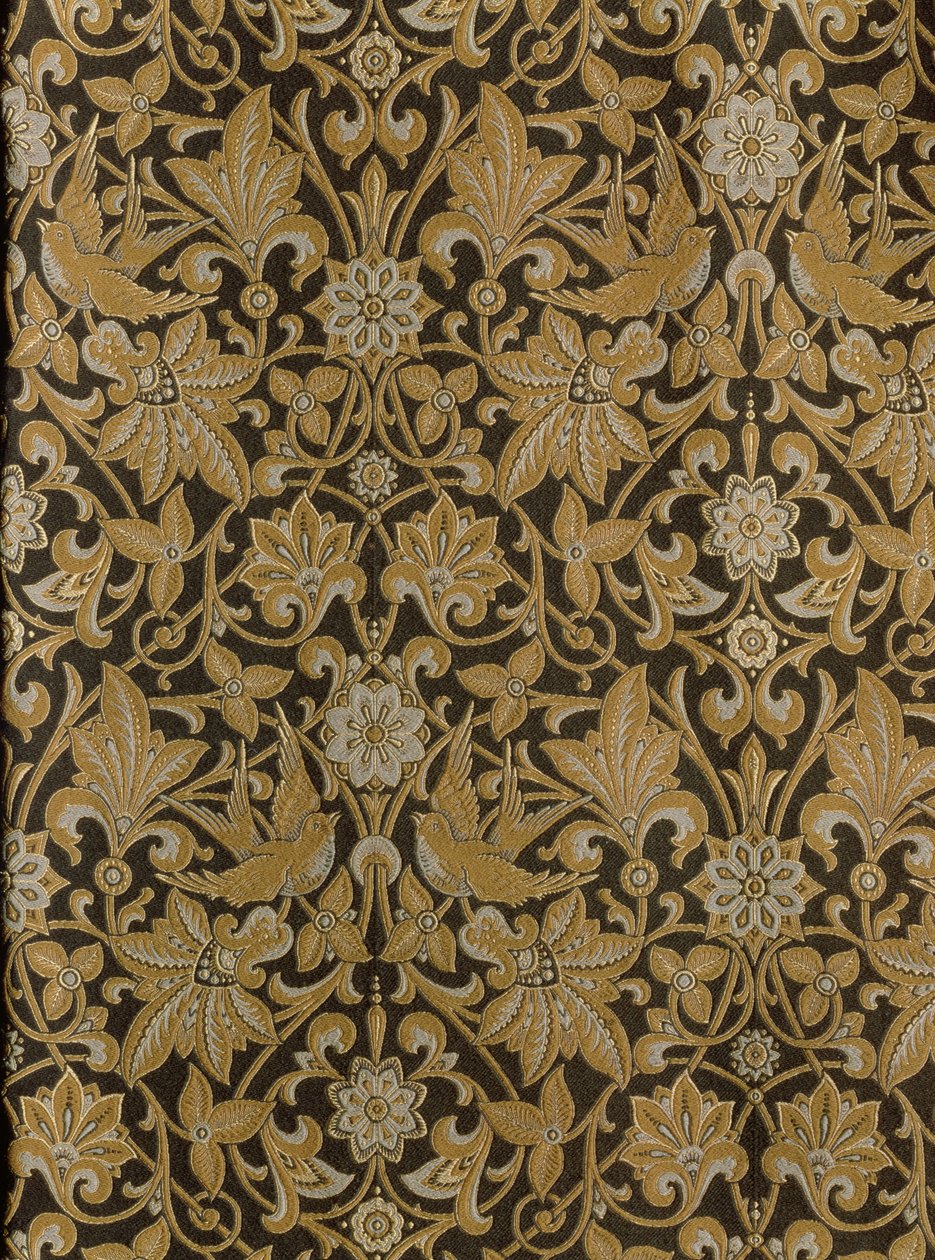 Chandos, 1868-ban tervezett, 1873-ban a Warner & Sons készítette (szőtt selyem pamut és gyapjú) alkotó: Owen Jones