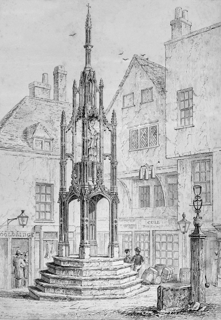 City Cross Winchester, 1830 körül alkotó: Owen Brown Carter