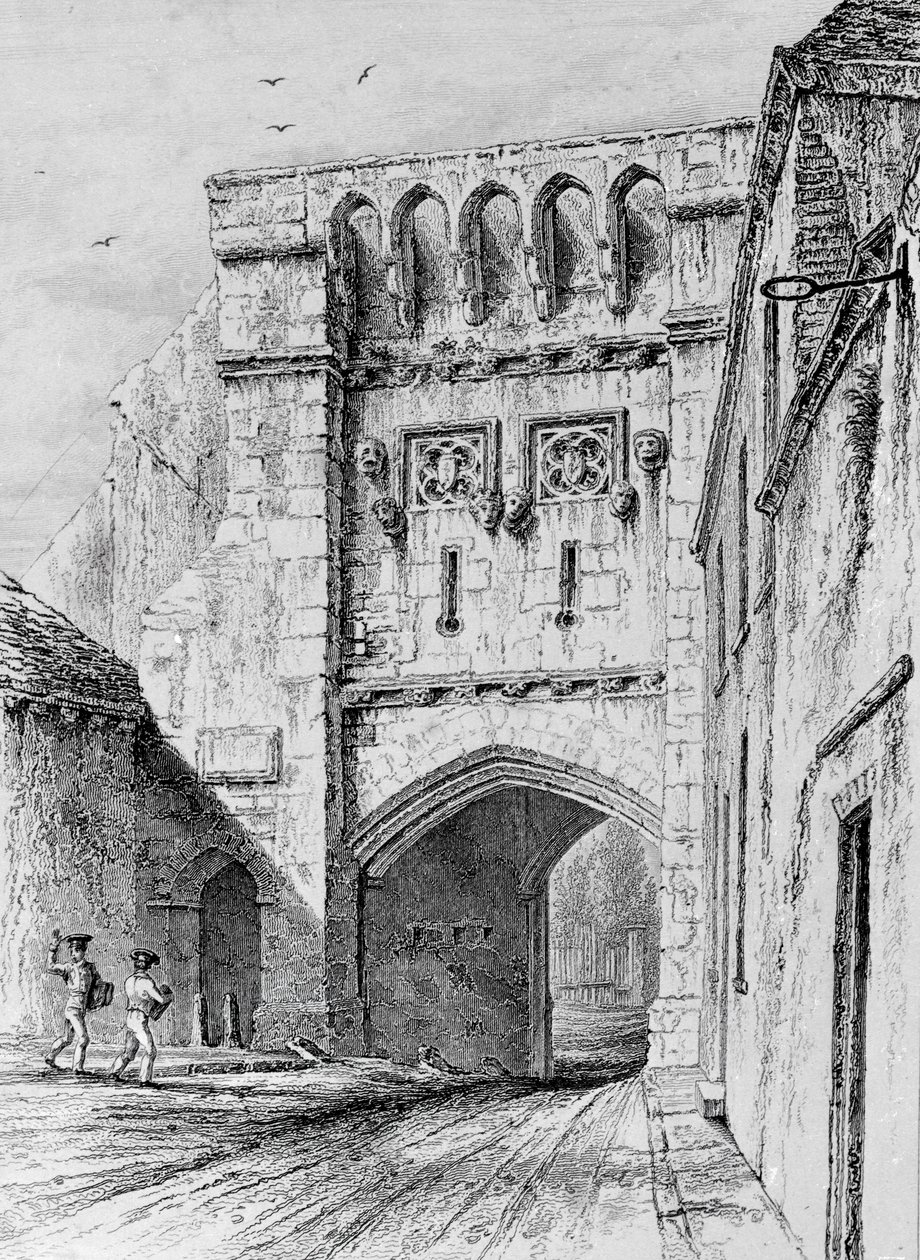 West Gate Winchester, 1830 körül alkotó: Owen Brown Carter
