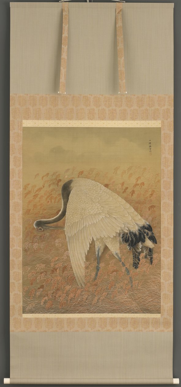 Daru, Meiji-korszak, 19. század vége (tinta és szín a selyemen) alkotó: Ozawa Nankoku